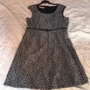 Kasper Black&White Dress